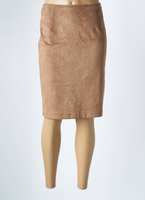 Jupe mi-longue blanc EVA KAYAN pour femme