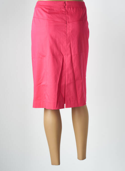Jupe mi-longue rose BASLER pour femme