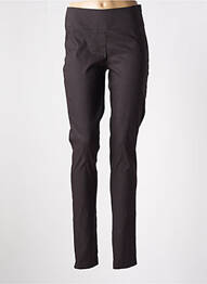 Pantalon slim skinny taille normale marron SARAH PACINI femme
