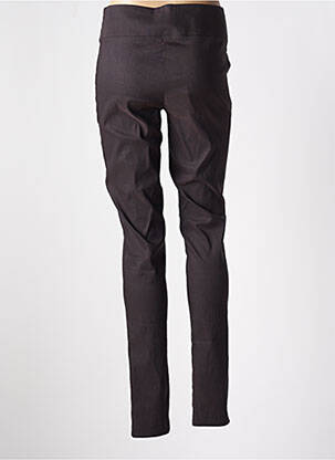 Pantalon slim skinny taille normale marron SARAH PACINI femme