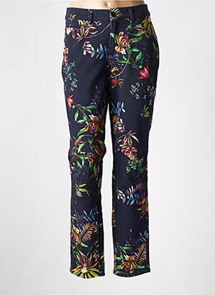 Pantalon slim stretch taille normale bleu OUI femme