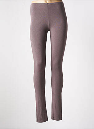 Legging taille haute taille haute marron SARAH PACINI femme