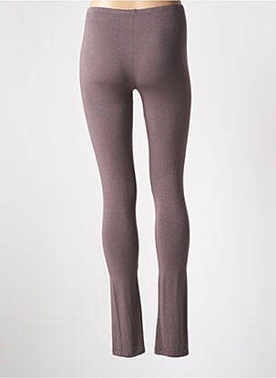 Legging taille haute taille haute marron SARAH PACINI femme