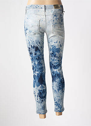 Jeans skinny taille normale taille normale bleu DESGASTE femme