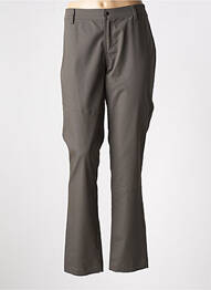 Pantalon droit stretch taille normale gris SARAH PACINI femme