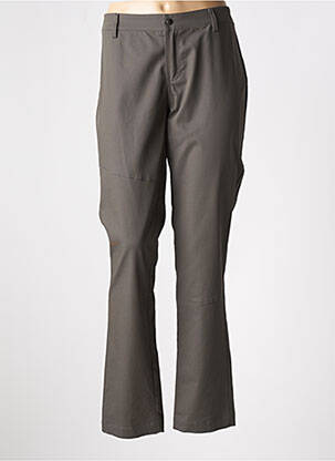 Pantalon droit stretch taille normale gris SARAH PACINI femme