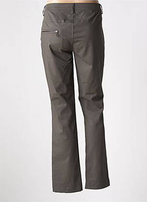Pantalon droit stretch taille normale gris SARAH PACINI femme