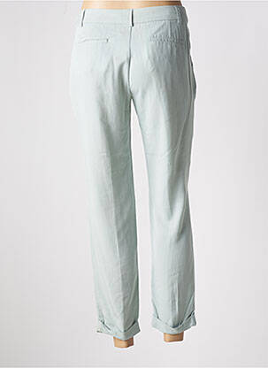 Pantalon 7/8 taille à pinces taille normale vert SEE U SOON femme