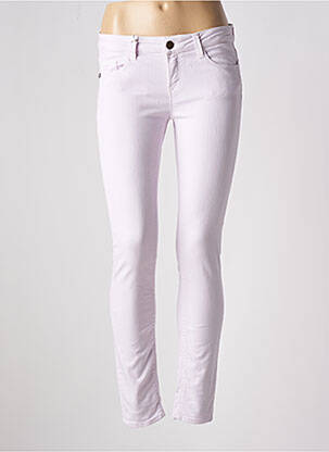 Jeans skinny stretch taille basse violet RICH & ROYAL femme