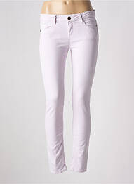 Jeans skinny stretch taille basse violet RICH & ROYAL femme