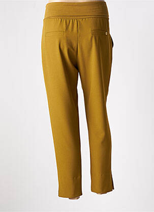 Pantalon 7/8 taille haute taille haute vert MANILA GRACE femme