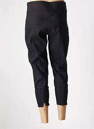Pantalon 7/8 taille haute taille haute noir SARAH PACINI femme