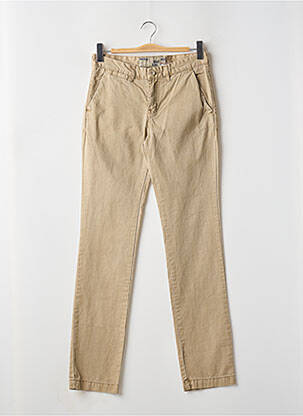 Pantalon chino tissage popeline taille normale beige RED SOUL homme
