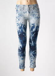 Jeans skinny bleu DESGASTE pour femme seconde vue