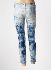 Jeans skinny bleu DESGASTE pour femme seconde vue