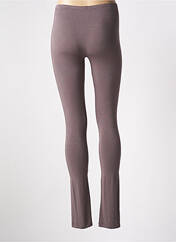 Legging marron SARAH PACINI pour femme seconde vue