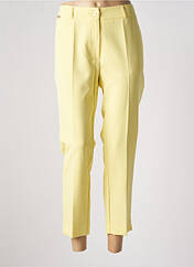 Pantalon 7/8 jaune CRISTINA BARROS pour femme seconde vue