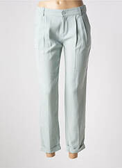 Pantalon 7/8 vert SEE U SOON pour femme seconde vue