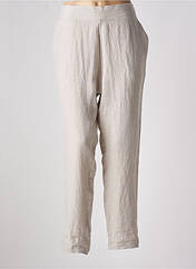 Pantalon droit beige NUOVO BORGO pour femme seconde vue