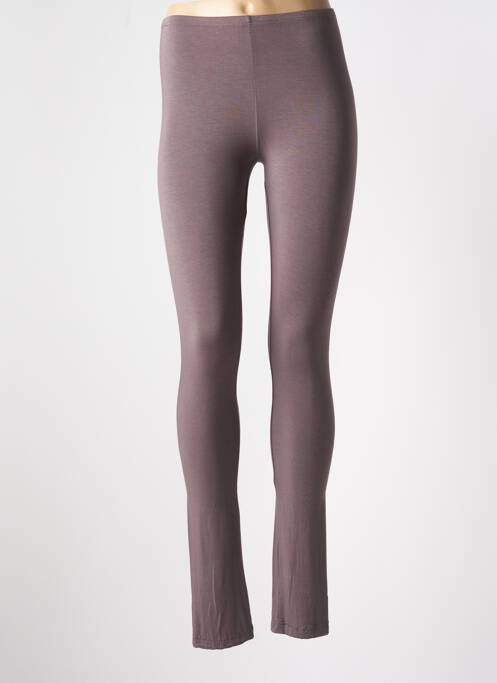Legging taille haute taille haute marron SARAH PACINI femme