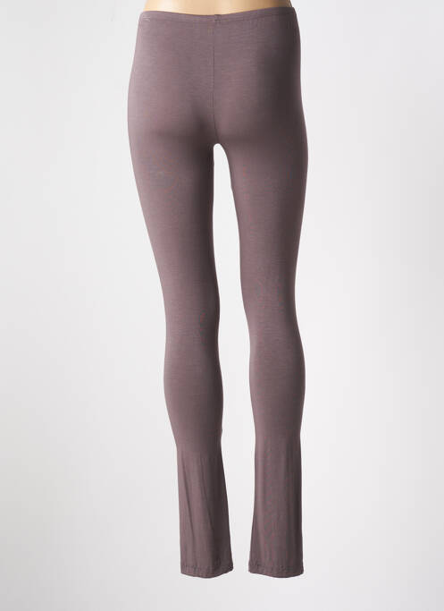 Legging taille haute taille haute marron SARAH PACINI femme