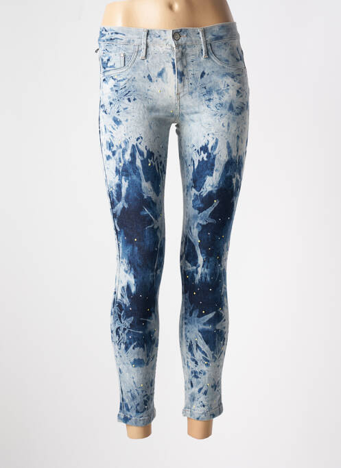 Jeans skinny bleu DESGASTE pour femme