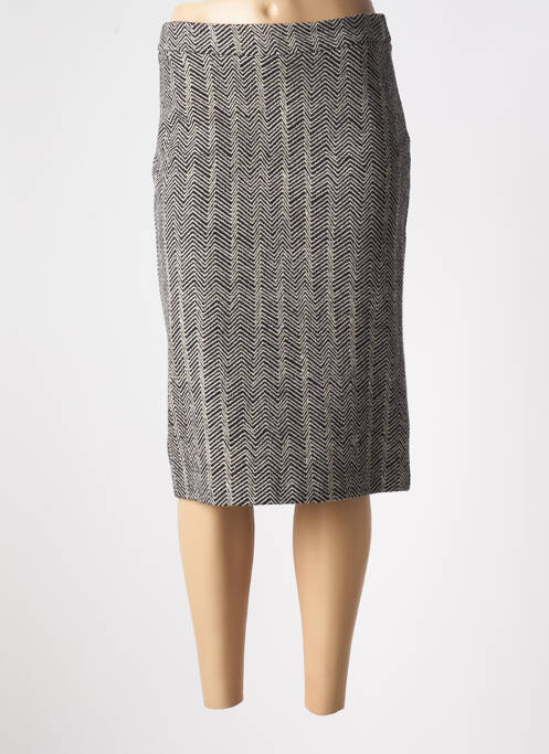 Jupe mi-longue noir MANILA GRACE pour femme