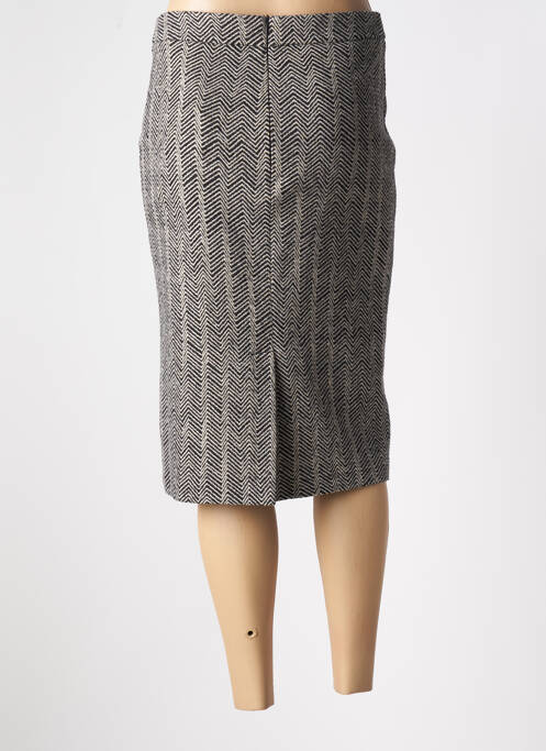 Jupe mi-longue noir MANILA GRACE pour femme