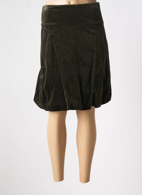 Jupe mi-longue vert SARAH PACINI pour femme