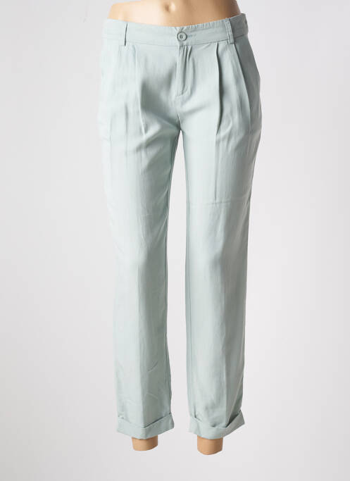 Pantalon 7/8 vert SEE U SOON pour femme