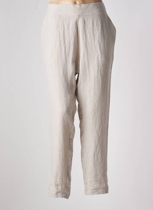 Pantalon droit beige NUOVO BORGO pour femme