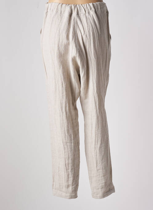 Pantalon droit beige NUOVO BORGO pour femme