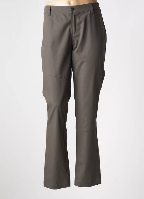 Pantalon droit gris SARAH PACINI pour femme