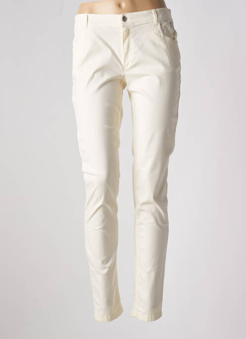 Pantalon slim beige AKELA KEY pour femme