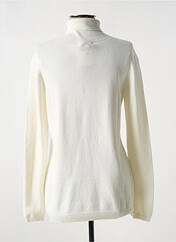 Pull col roulé blanc FUEGO WOMAN pour femme seconde vue