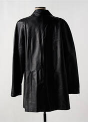 Veste en cuir noir GIORGIO pour femme seconde vue