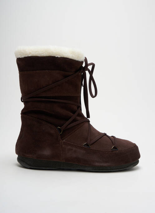 Bottines/Boots marron MOON BOOT pour femme