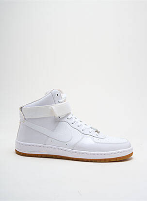 Baskets matière lisse talon plat jusqu'à 3cm blanc NIKE femme