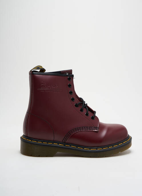 Bottines/Boots rouge DR MARTENS pour femme