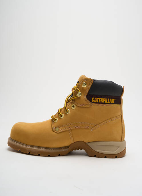 Bottines/Boots beige CAT pour homme