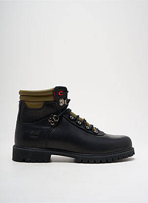 Bottines/boots matière lisse talon bas noir TIMBERLAND homme