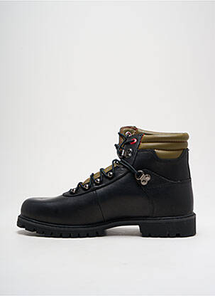Bottines/boots matière lisse talon bas noir TIMBERLAND homme