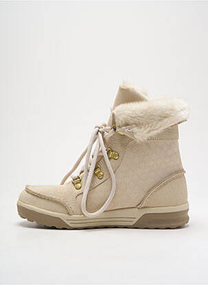 Bottines/boots fourrée talon plat jusqu'à 3cm beige DC femme