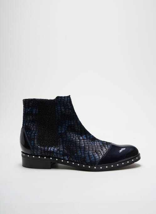 Bottines/Boots bleu UN TOUR EN VILLE pour femme