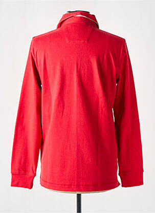 Polo manches longues manches longues rouge HECHTER STUDIO homme