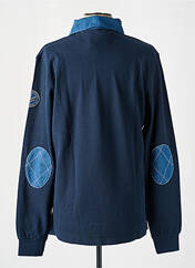 Polo bleu DANIEL HECHTER pour homme seconde vue