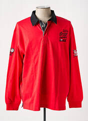 Polo rouge MONTE CARLO pour homme seconde vue