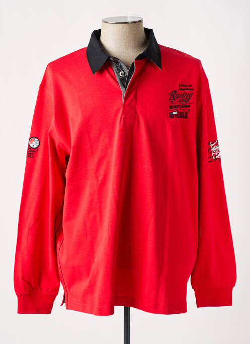 Polo rouge MONTE CARLO pour homme