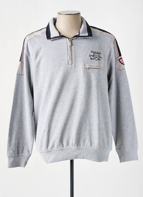 Sweat-shirt gris MONTE CARLO pour homme
