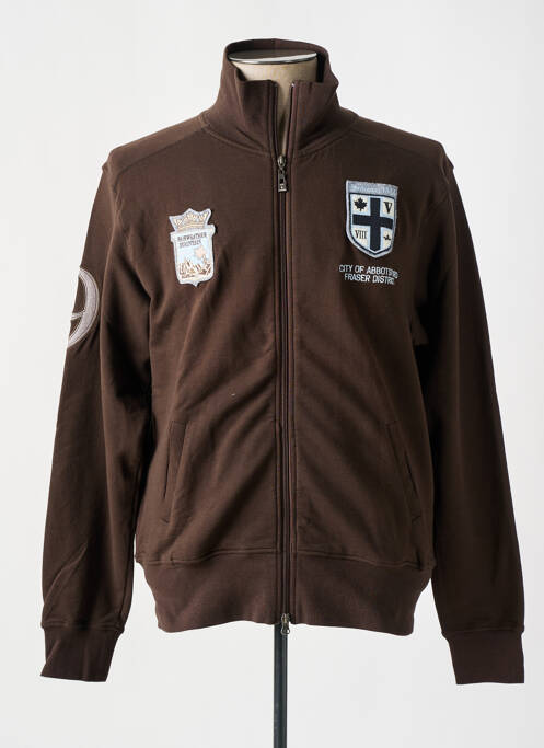 Veste casual marron VESTIAIRES PRINCIPAUTE CANNOISE pour homme